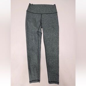 FLEO El Toro Heathered Green 24” Athletic Leggings Size M Womens